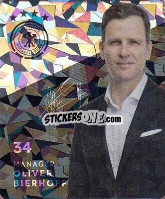 Sticker Oliver Bierhoff - DFB-Sammelalbum 2022 n. G34 - REWE