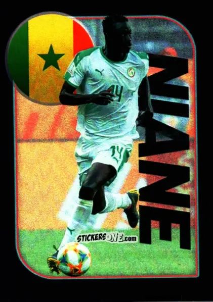 Sticker Ibrahima Niane - World Cup U-20 Poland 2019 n. 493 - Gloria Editions