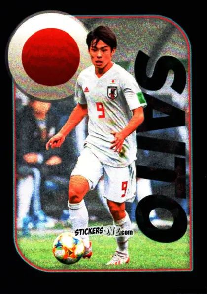 Sticker Koki Saito - World Cup U-20 Poland 2019 n. 496 - Gloria Editions