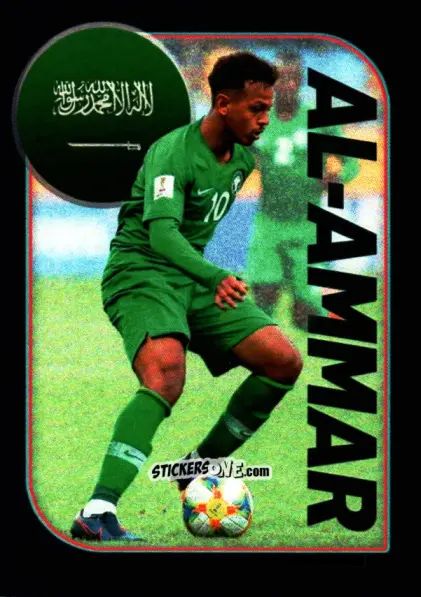 Sticker Turki Al-Ammar - World Cup U-20 Poland 2019 n. 509 - Gloria Editions