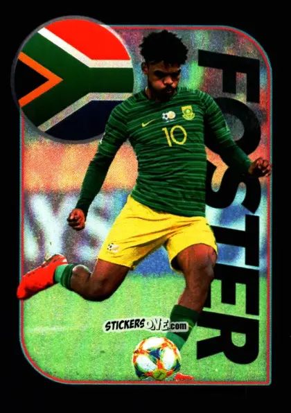 Sticker Lyle Foster - World Cup U-20 Poland 2019 n. 513 - Gloria Editions