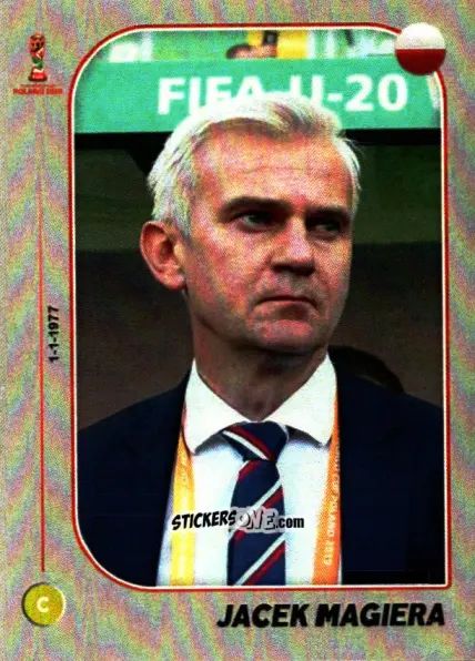 Cromo Coach: Jacek Magiera - World Cup U-20 Poland 2019 n. 17 - Gloria Editions