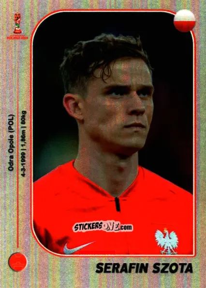 Sticker Serafin Szota - World Cup U-20 Poland 2019 n. 22 - Gloria Editions