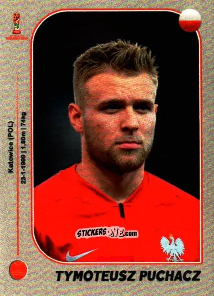 Sticker Tymoteusz Puchacz - World Cup U-20 Poland 2019 n. 24 - Gloria Editions