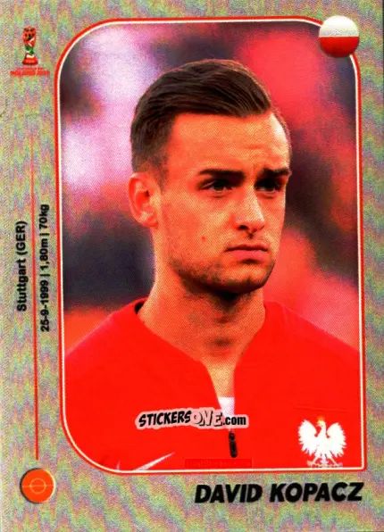 Sticker David Kopacz - World Cup U-20 Poland 2019 n. 29 - Gloria Editions