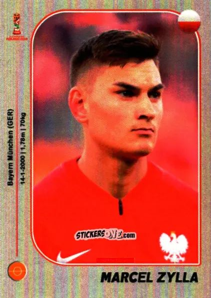 Sticker Marcel Zylla - World Cup U-20 Poland 2019 n. 30 - Gloria Editions
