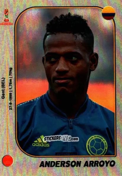 Sticker Anderson Arroyo - World Cup U-20 Poland 2019 n. 40 - Gloria Editions
