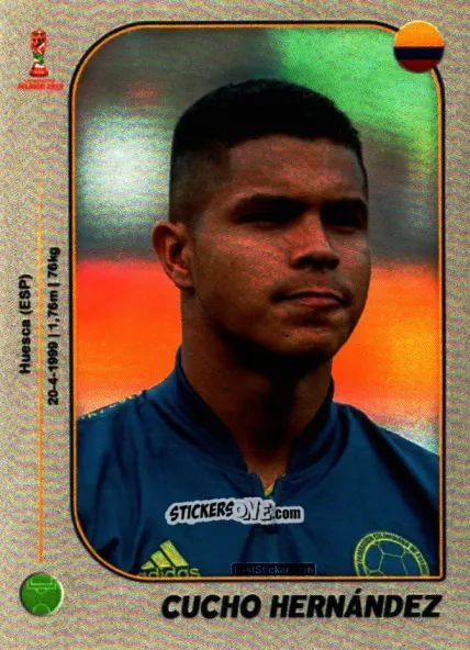 Sticker Cucho Hernández - World Cup U-20 Poland 2019 n. 51 - Gloria Editions