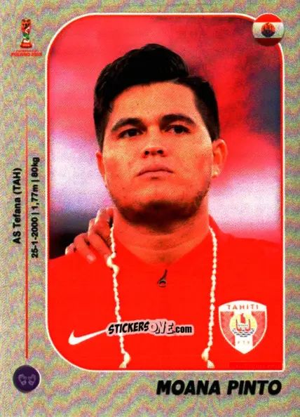 Sticker Moana Pinto - World Cup U-20 Poland 2019 n. 57 - Gloria Editions