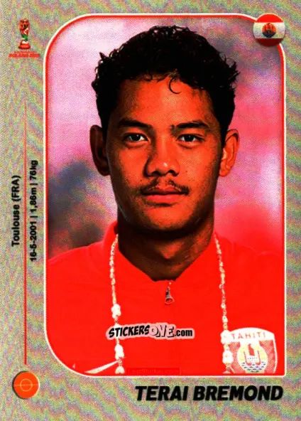 Sticker Terai Bremond - World Cup U-20 Poland 2019 n. 62 - Gloria Editions