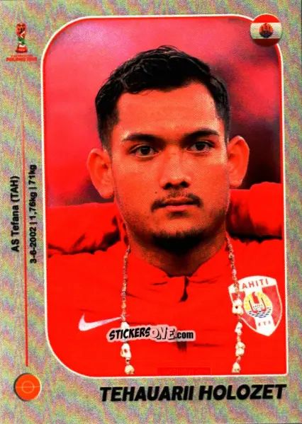 Sticker Tehauarii Holozet - World Cup U-20 Poland 2019 n. 64 - Gloria Editions