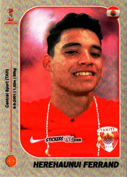 Sticker Herehaunui Ferrand - World Cup U-20 Poland 2019 n. 66 - Gloria Editions