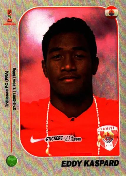 Sticker Eddy Kaspard - World Cup U-20 Poland 2019 n. 70 - Gloria Editions