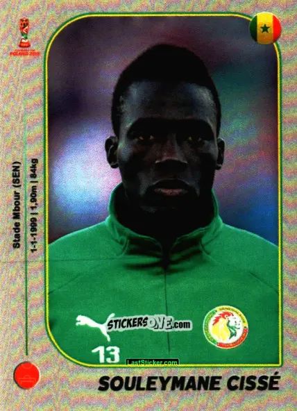 Sticker Souleymane Cissé - World Cup U-20 Poland 2019 n. 77 - Gloria Editions