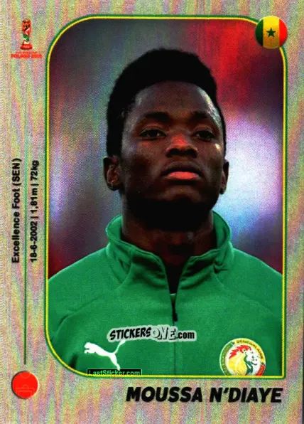 Figurina Moussa N'Diaye - World Cup U-20 Poland 2019 n. 79 - Gloria Editions