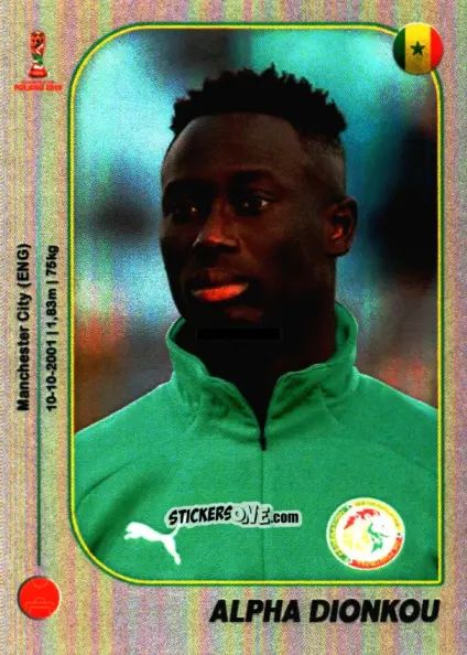 Sticker Alpha Dionkou - World Cup U-20 Poland 2019 n. 81 - Gloria Editions