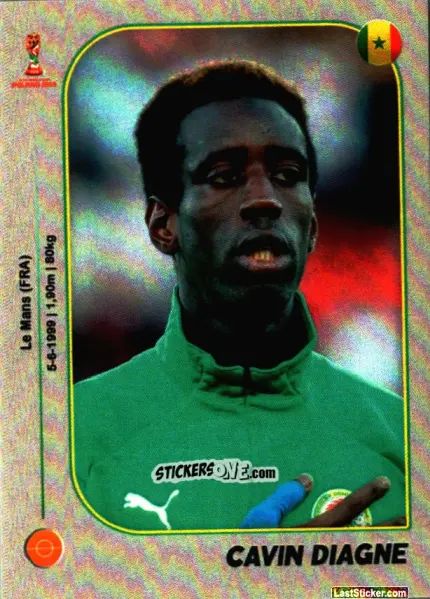 Sticker Cavin Diagné - World Cup U-20 Poland 2019 n. 82 - Gloria Editions