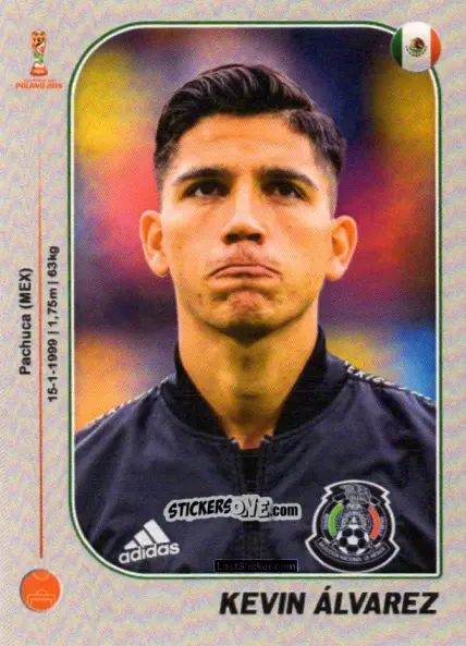 Sticker Kevin Álvarez - World Cup U-20 Poland 2019 n. 96 - Gloria Editions