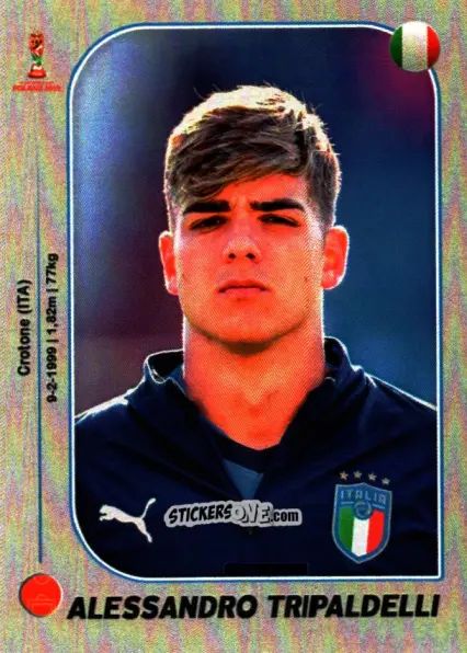 Sticker Alessandro Tripaldelli - World Cup U-20 Poland 2019 n. 119 - Gloria Editions