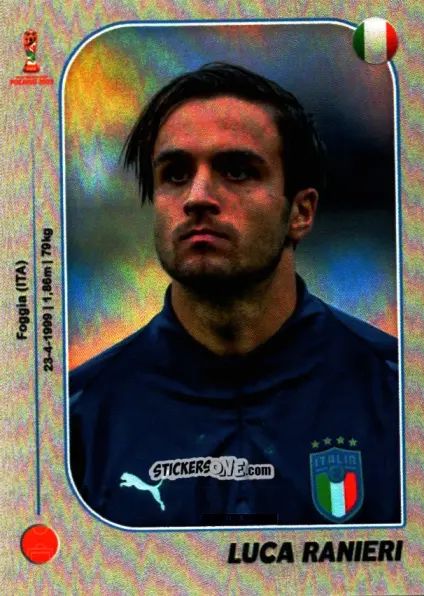 Sticker Luca Ranieri - World Cup U-20 Poland 2019 n. 120 - Gloria Editions