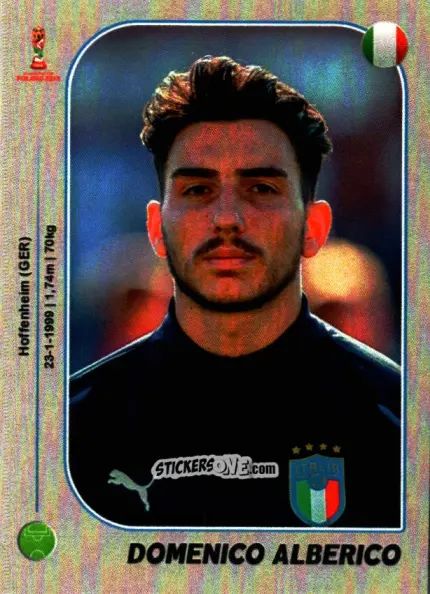 Figurina Domenico Alberico - World Cup U-20 Poland 2019 n. 125 - Gloria Editions