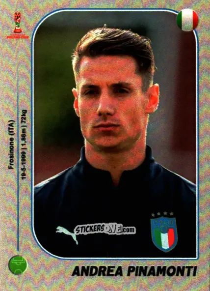 Sticker Andrea Pinamonti - World Cup U-20 Poland 2019 n. 128 - Gloria Editions