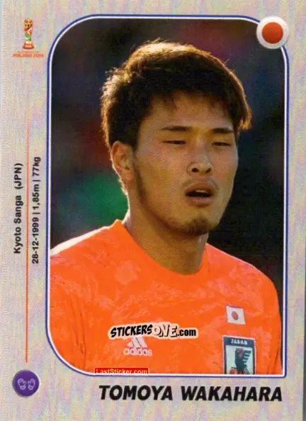 Sticker Tomoya Wakahara - World Cup U-20 Poland 2019 n. 133 - Gloria Editions