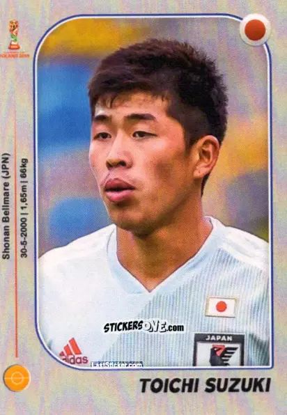 Sticker Toichi Suzuki - World Cup U-20 Poland 2019 n. 138 - Gloria Editions