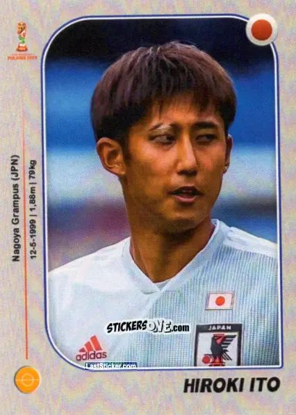 Sticker Hiroki Ito - World Cup U-20 Poland 2019 n. 143 - Gloria Editions