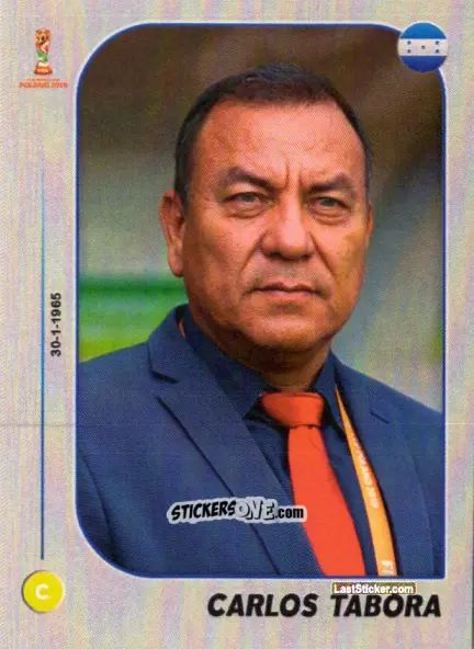 Sticker Coach: Carlos Tábora - World Cup U-20 Poland 2019 n. 169 - Gloria Editions