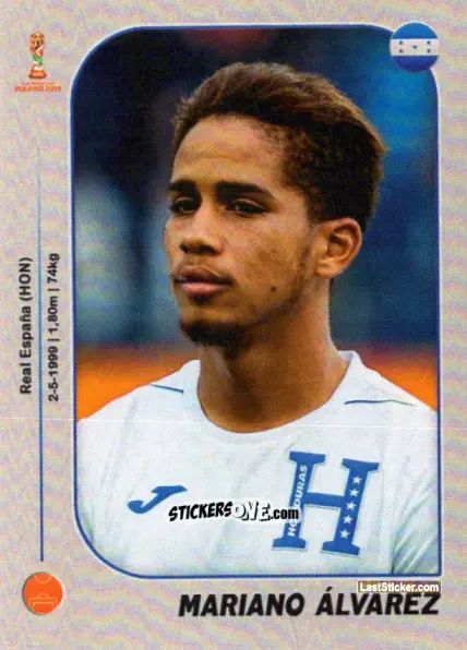 Sticker Mariano Álvarez - World Cup U-20 Poland 2019 n. 175 - Gloria Editions