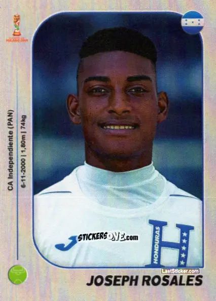 Sticker Joseph Rosales - World Cup U-20 Poland 2019 n. 183 - Gloria Editions