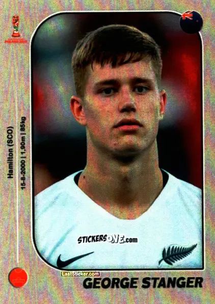 Sticker George Stanger - World Cup U-20 Poland 2019 n. 193 - Gloria Editions