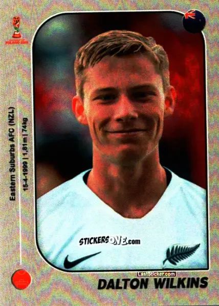 Sticker Dalton Wilkins - World Cup U-20 Poland 2019 n. 195 - Gloria Editions