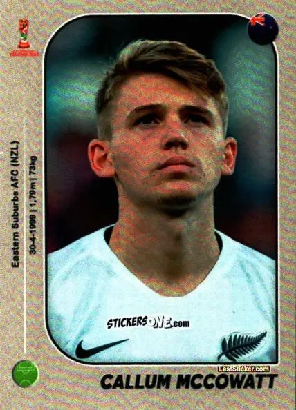 Sticker Callum McCowatt - World Cup U-20 Poland 2019 n. 203 - Gloria Editions