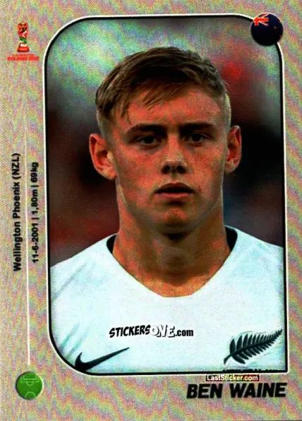 Sticker Ben Waine - World Cup U-20 Poland 2019 n. 204 - Gloria Editions