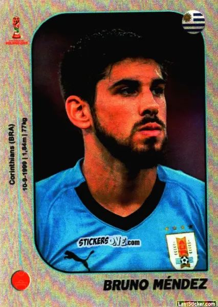 Sticker Bruno Méndez - World Cup U-20 Poland 2019 n. 210 - Gloria Editions