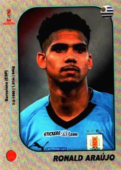 Sticker Ronaldo Araújo - World Cup U-20 Poland 2019 n. 211 - Gloria Editions