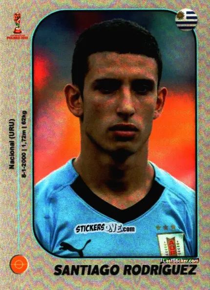Sticker Santiago Rodríguez - World Cup U-20 Poland 2019 n. 219 - Gloria Editions