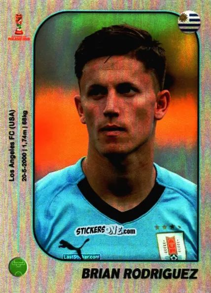 Sticker Brian Rodríguez - World Cup U-20 Poland 2019 n. 221 - Gloria Editions