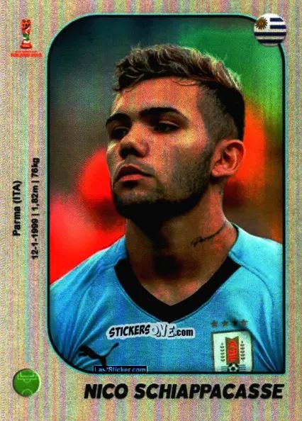 Figurina Nicolás Schiappacasse - World Cup U-20 Poland 2019 n. 222 - Gloria Editions