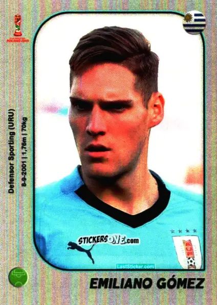 Sticker Emiliano Gomez - World Cup U-20 Poland 2019 n. 224 - Gloria Editions