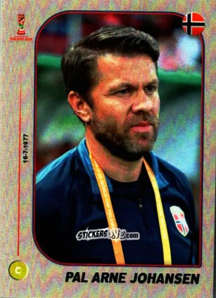 Sticker Coach: Pål Arne Johansen - World Cup U-20 Poland 2019 n. 226 - Gloria Editions