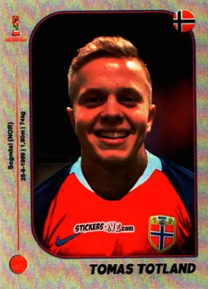 Sticker Tomas Totland - World Cup U-20 Poland 2019 n. 231 - Gloria Editions
