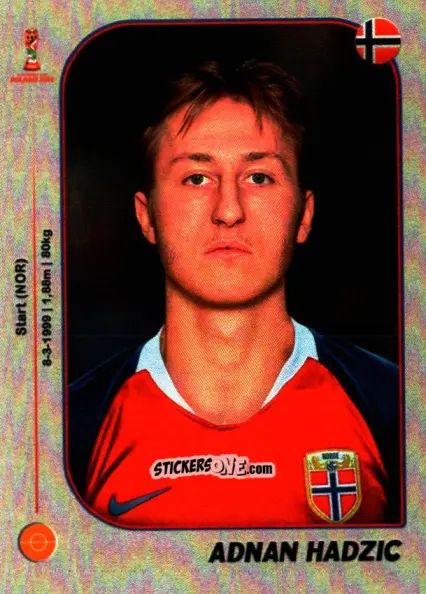 Sticker Adnan Hadzic - World Cup U-20 Poland 2019 n. 233 - Gloria Editions