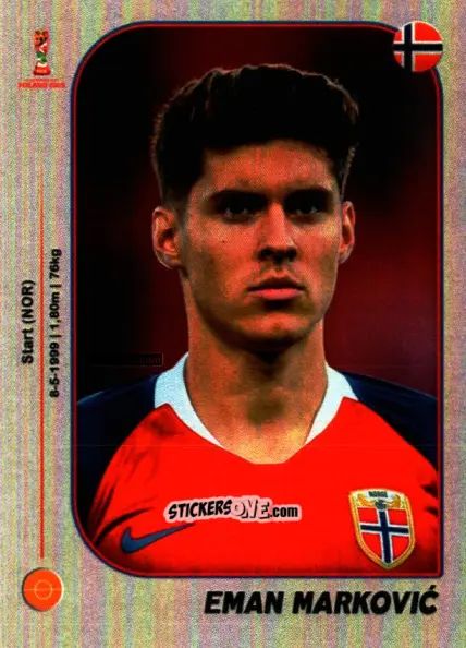 Sticker Eman Markovic - World Cup U-20 Poland 2019 n. 238 - Gloria Editions