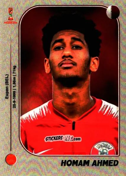 Sticker Homam Ahmed - World Cup U-20 Poland 2019 n. 250 - Gloria Editions