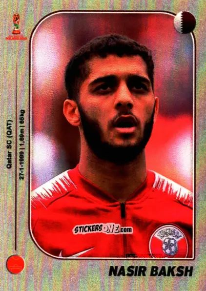 Sticker Nasir Baksh - World Cup U-20 Poland 2019 n. 251 - Gloria Editions
