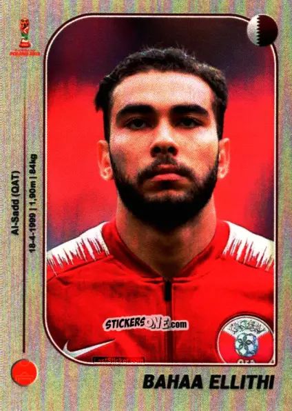 Sticker Bahaa Ellithi - World Cup U-20 Poland 2019 n. 253 - Gloria Editions