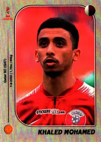 Sticker Khaled Mohamed - World Cup U-20 Poland 2019 n. 254 - Gloria Editions